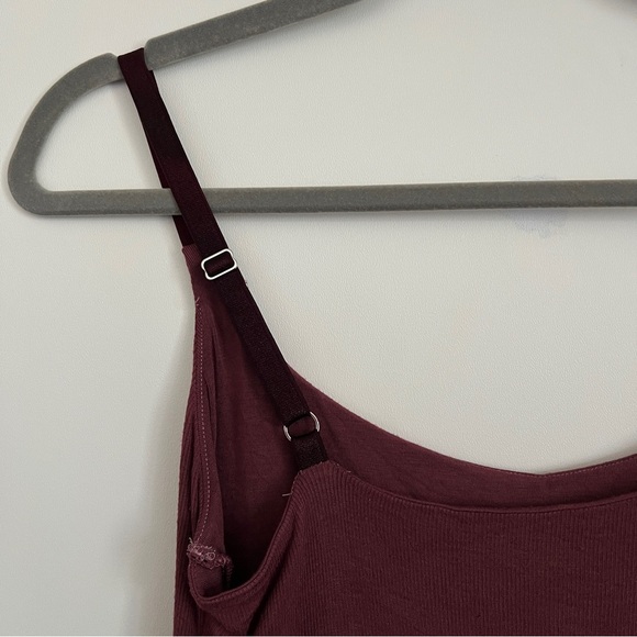 Victoria’s Secret Y2K Slip Dress Burgundy Lace Trim Coquette Mini - Picture 8 of 14